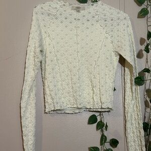 Elegant Lace Ivory Blouse